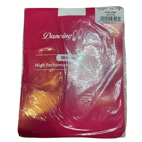 Dancing Fair Pants - NEW Dancing Fair Women's Ultimate Performance Tights 810 White Size B